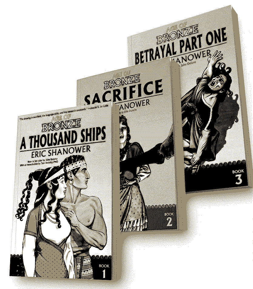 Age of Bronze volumes 1, 2, and 3
