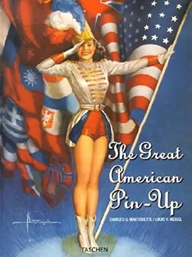 Book cover for The Great American Pin-Up by Martignette and Meisel